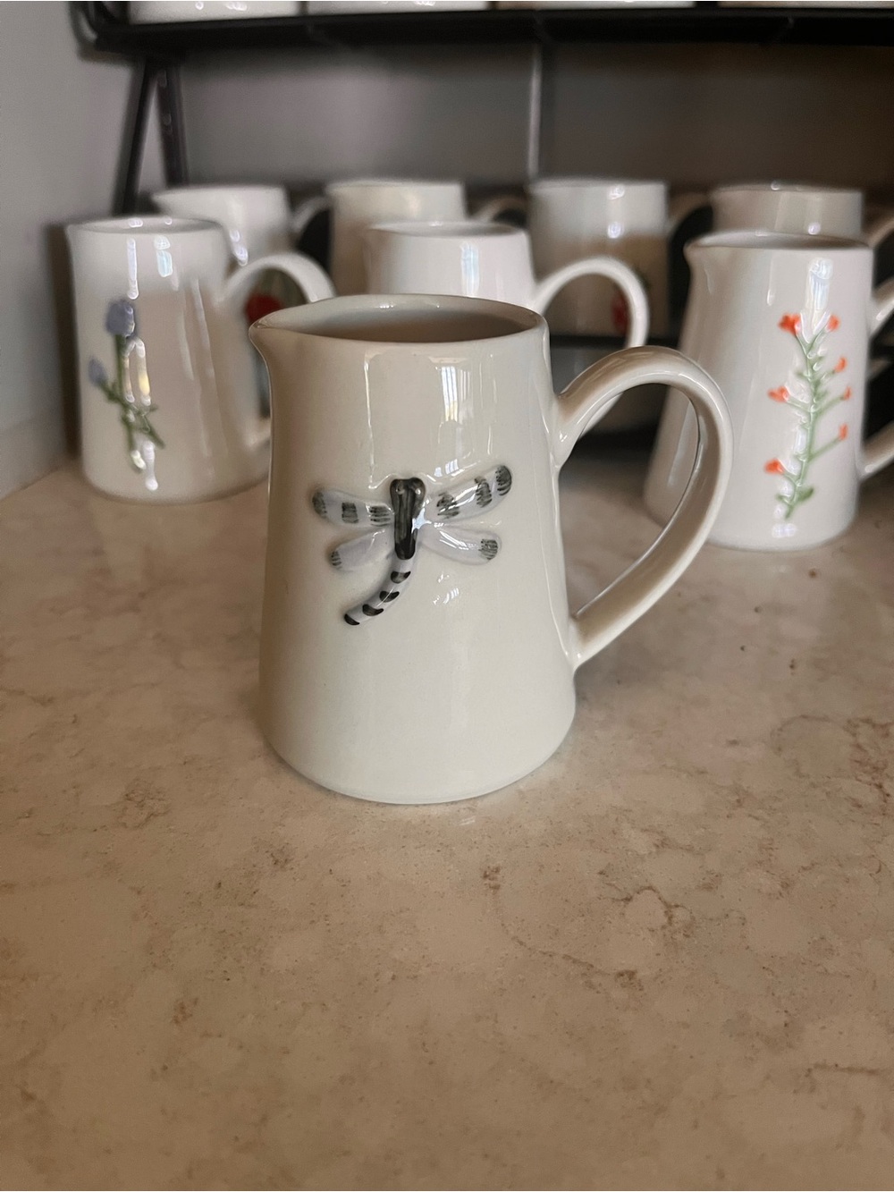 Abbott mini jug creamer pitcher dragonfly